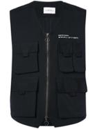 Song For The Mute Printed Logo Vest - Black