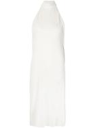 Maison Margiela Draped Halter Neck Dress - White