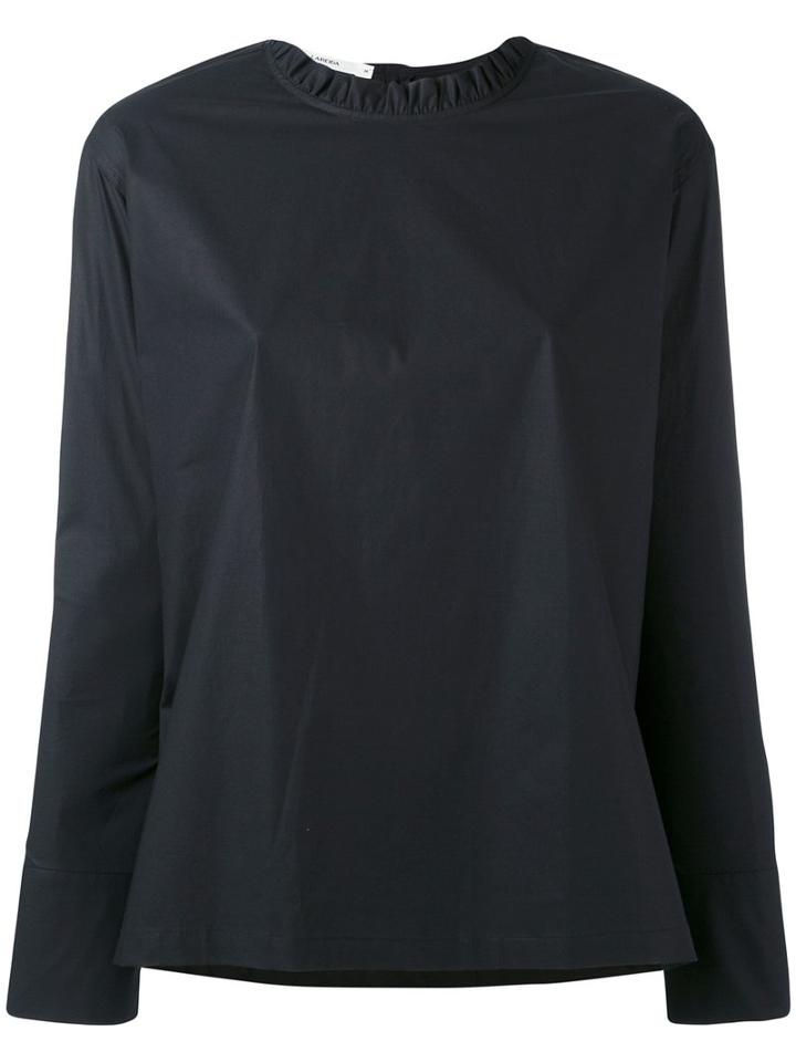 Lareida - Ronja Blouse - Women - Cotton/elastodiene - S, Black, Cotton/elastodiene