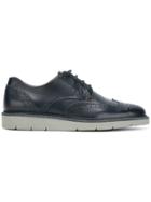 Hogan Contrasting Sole Brogues - Blue