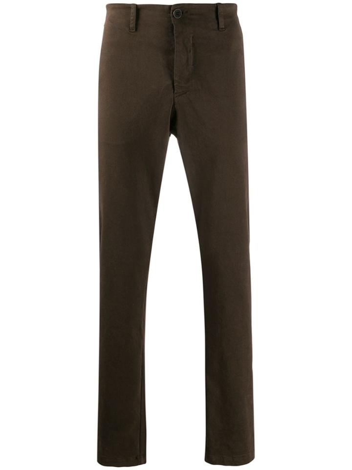 Transit Straight Leg Trousers - Brown