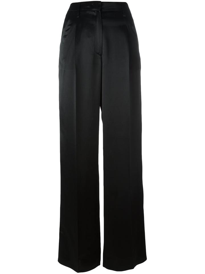 Forte Forte Flared Trousers, Women's, Size: I, Black, Viscose