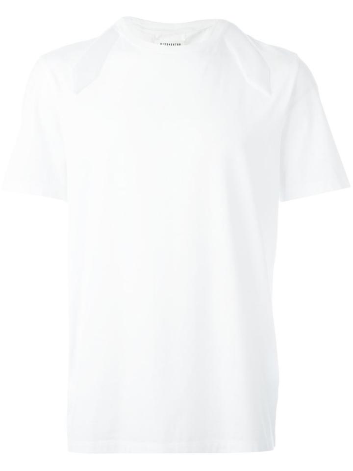 Maison Margiela Insert Detail T-shirt, Men's, Size: 46, White, Cotton