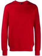 Y-3 Contrast Logo Sweatshirt - Red