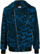 Paul Smith Shearling Zipped Jacket - Blue
