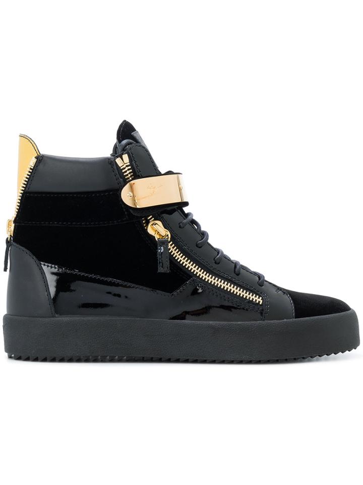 Giuseppe Zanotti Design Archer Hi-top Sneakers - Black