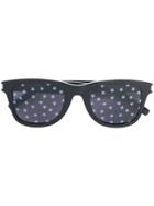 Saint Laurent Eyewear Star Detail Sunglasses - Black