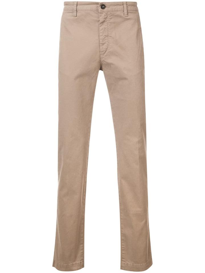 Massimo Alba Classic Slim-fit Chinos - Nude & Neutrals