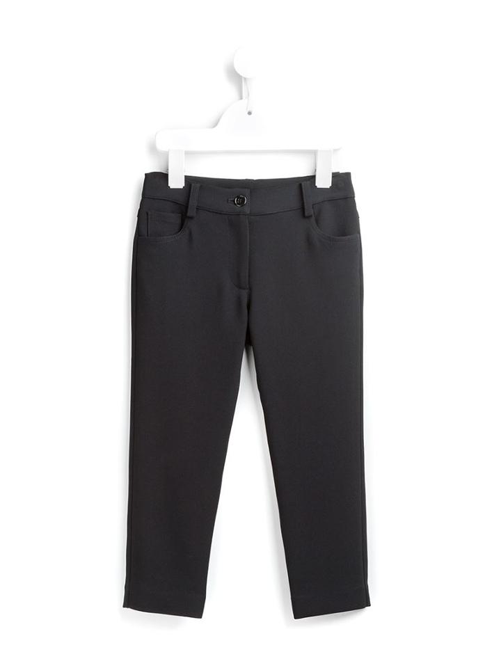 Dolce & Gabbana Kids Slim-fit Trousers, Girl's, Size: 6 Yrs, Black