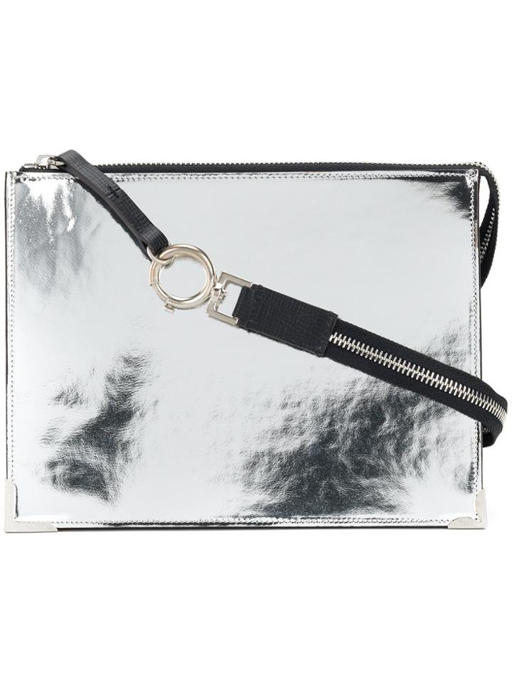 Maison Margiela Mirrored Clutch - Metallic