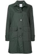 Aspesi Button Front Trench Coat - Green