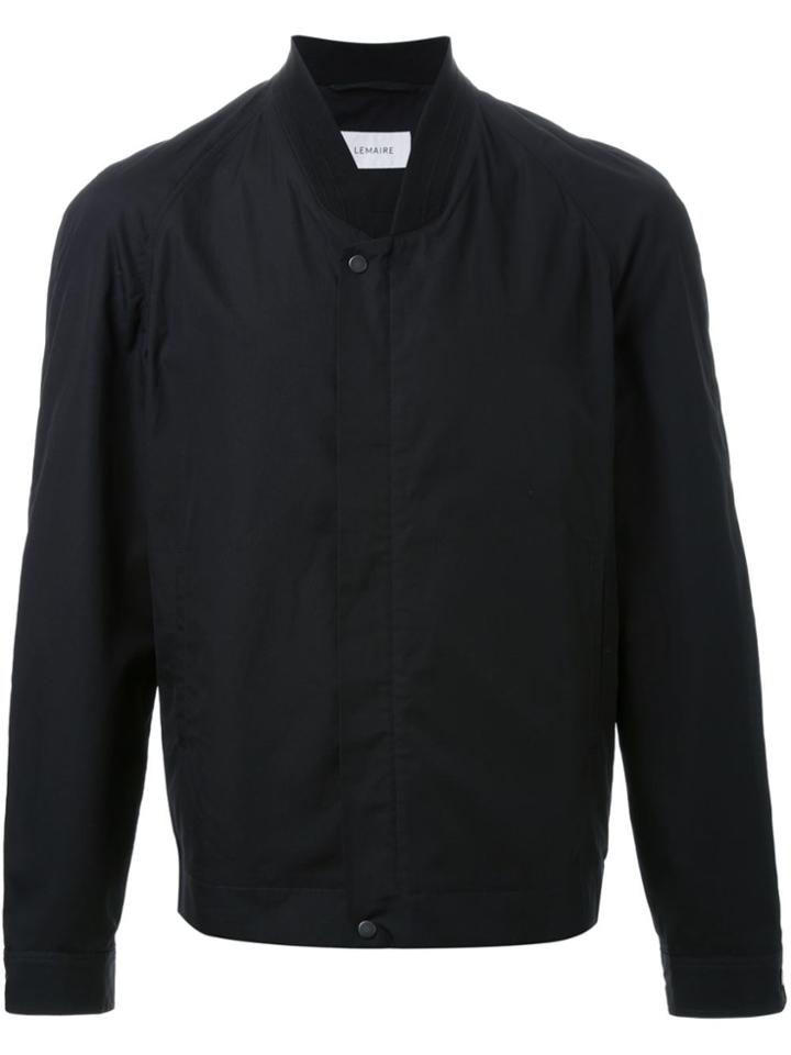 Lemaire Rib Collar Blouson Bomber - Black