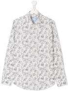 Lanvin Petite Carp Print Shirt - White