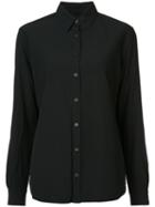 Forme D'expression - Juxtapose Long Sleeve Shirt - Women - Cotton - Xs, Black, Cotton