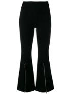Stella Mccartney Zip-detail Flared Trousers - Black