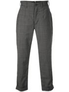 Engineered Garments Checked Straight-leg Trousers - Green