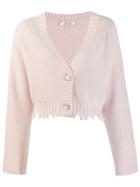 Dorothee Schumacher Cropped Cardigan - Pink