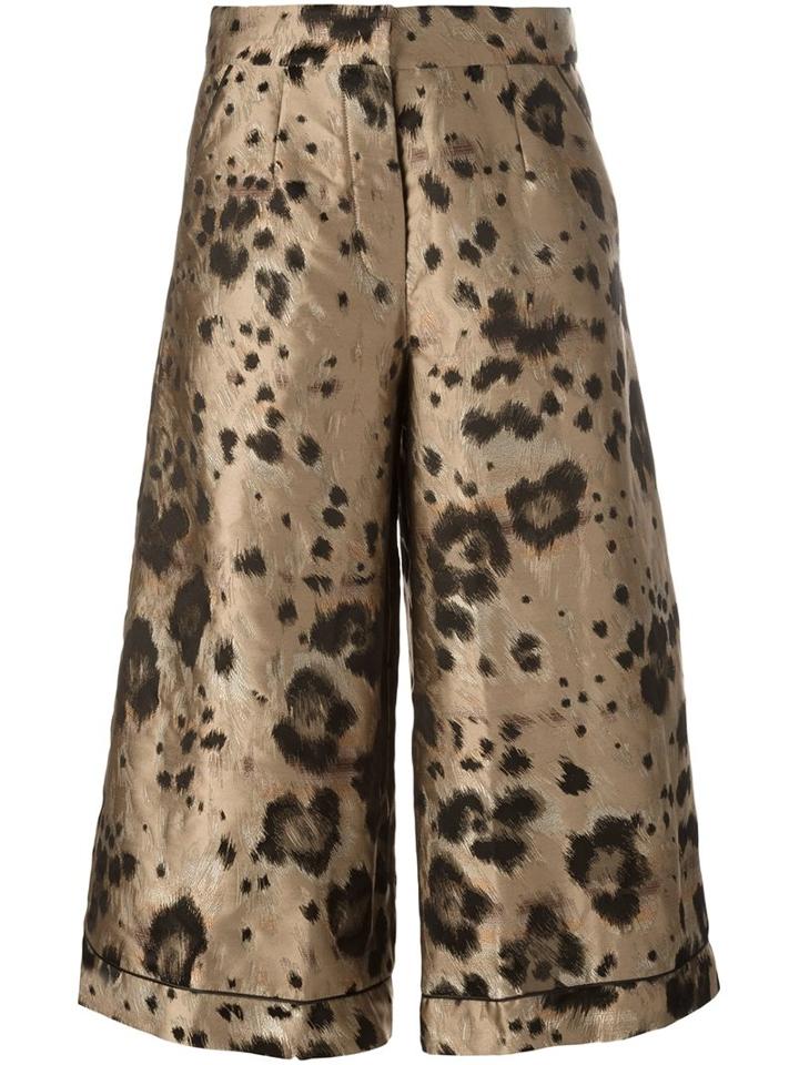 For Restless Sleepers Wide Leg Cropped Trousers