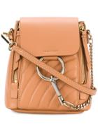 Chloé Faye Small Backpack - Nude & Neutrals