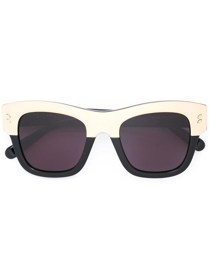 Stella Mccartney - Square Frame Sunglasses - Women - Acetate - One Size, Women's, Black, Acetate