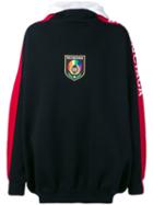 Balenciaga Bb Logo Trim Hoodie - Black