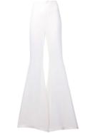 Balmain High Waisted Palazzo Pants - White