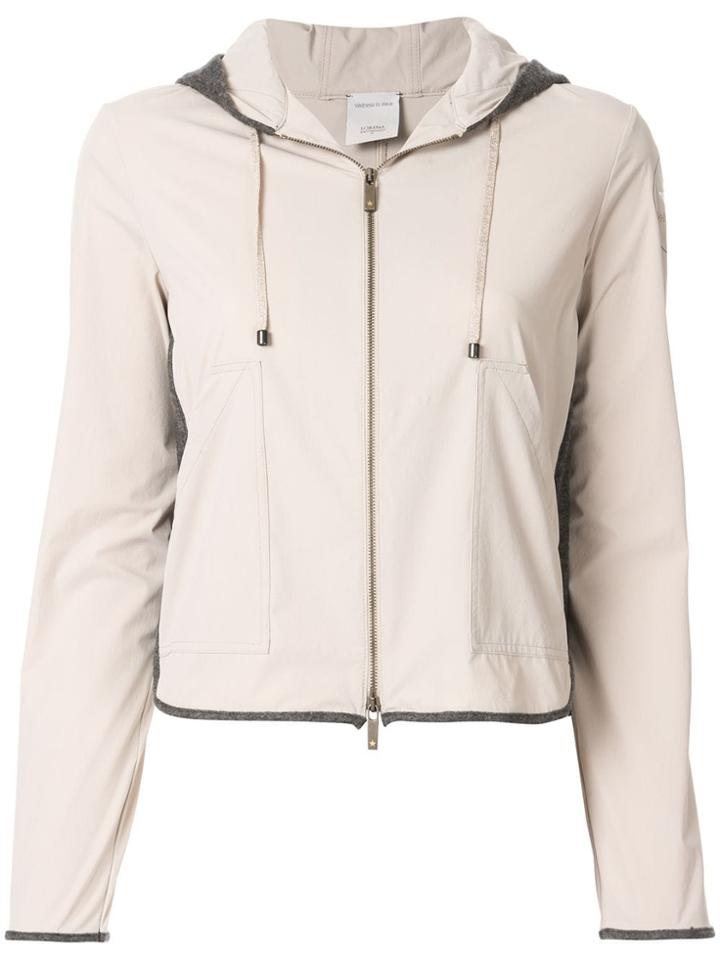 Lorena Antoniazzi Welless Hooded Jacket - Neutrals
