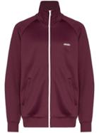 Kenzo Logo Print Track Jacket - Red