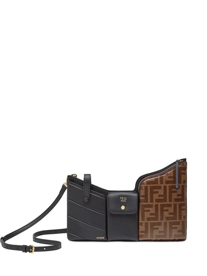 Fendi Multi Pockets Belt Bag - Black