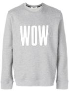 Msgm Wow Sweatshirt - Grey