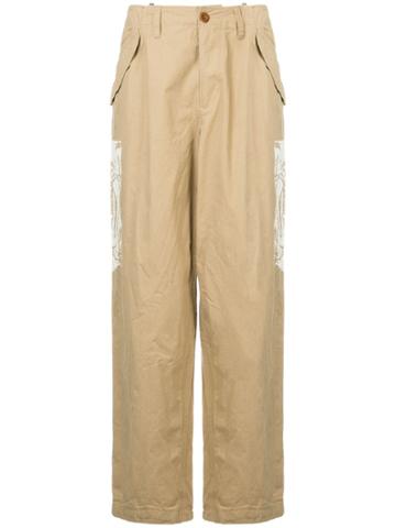 Kolor Beacon Side Printed Trousers - Brown