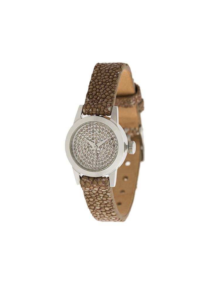 Christian Koban Cute Diamond Watch - Nude & Neutrals