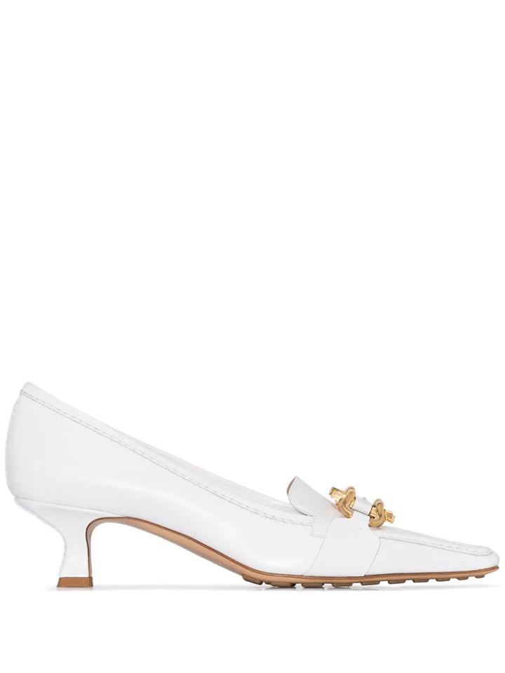 Bottega Veneta Bv Madame 45mm Pumps - White