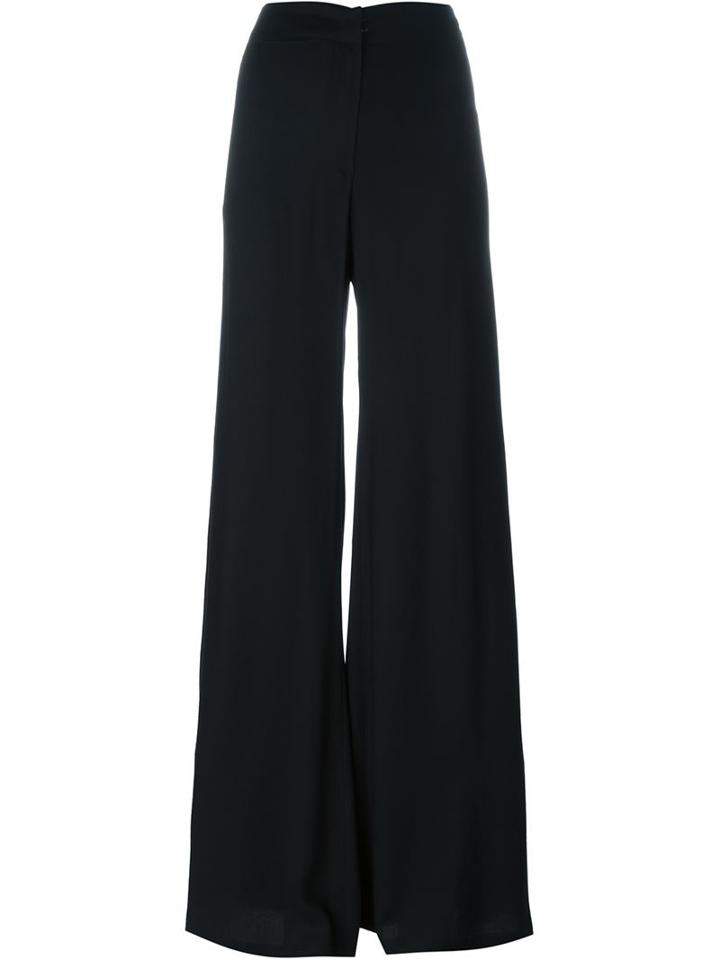 Ann Demeulemeester Wide Flare High Waist Palazzo Pants