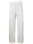 Msgm I Have Lost Myself Track Pants - White