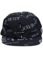 Herschel Supply Co. Text Print Flat Cap, Men's, Black, Polyester