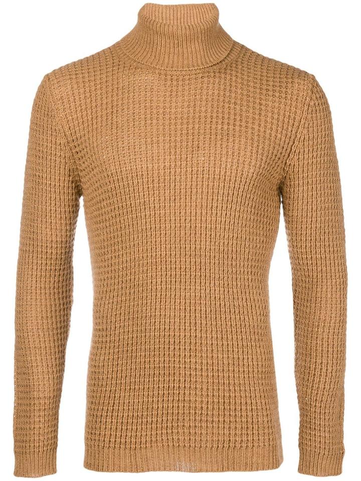 Cenere Gb Roll Neck Jumper - Nude & Neutrals