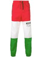 Moschino Logo Print Track Pants - Red