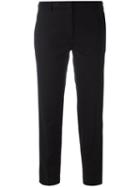 Armani Jeans - Cropped Trousers - Women - Cotton/spandex/elastane/modal/viscose - 42, Women's, Black, Cotton/spandex/elastane/modal/viscose