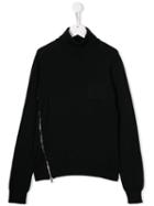 Dsquared2 Kids Teen Roll Neck Jumper - Black