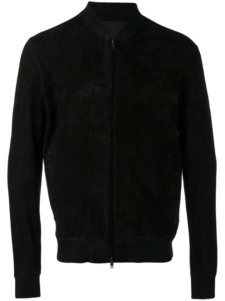 Salvatore Santoro - Bomber Jacket - Men - Sheep Skin/shearling - 48, Black, Sheep Skin/shearling