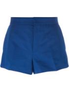 Marni Flared Shorts, Women's, Size: 42, Blue, Cotton/linen/flax