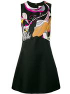 Emilio Pucci Abstract Detail Short Dress - Black