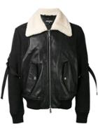 Dsquared2 Shearling Collar Jacket - Black