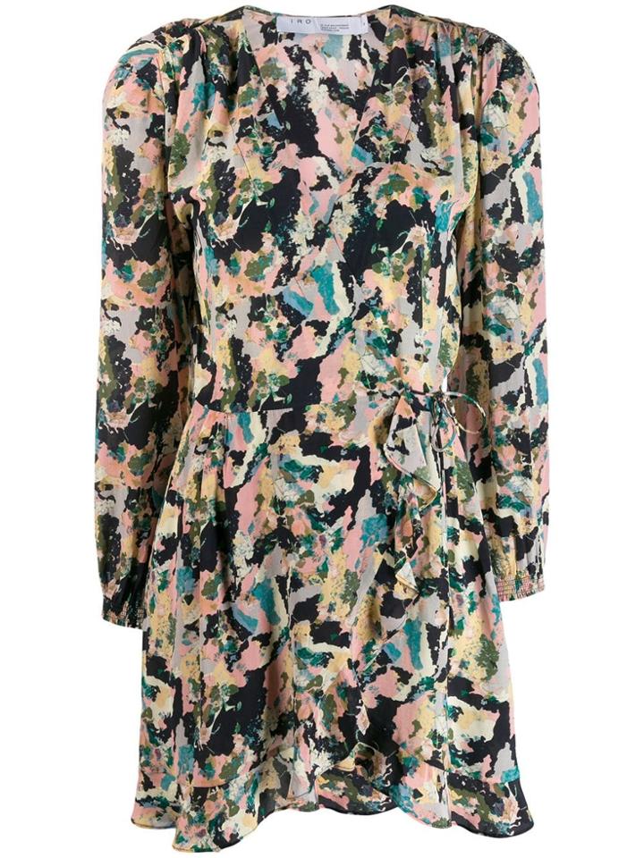 Iro Bloomy Wrap Dress - Green