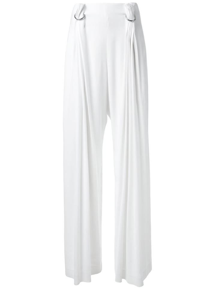 Dion Lee Pierced Pleat Wide Leg Pants