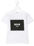 Msgm Kids Print T-shirt, Boy's, Size: 12 Yrs, White