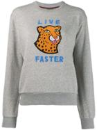 Ps Paul Smith Live Faster Sweatshirt - Grey