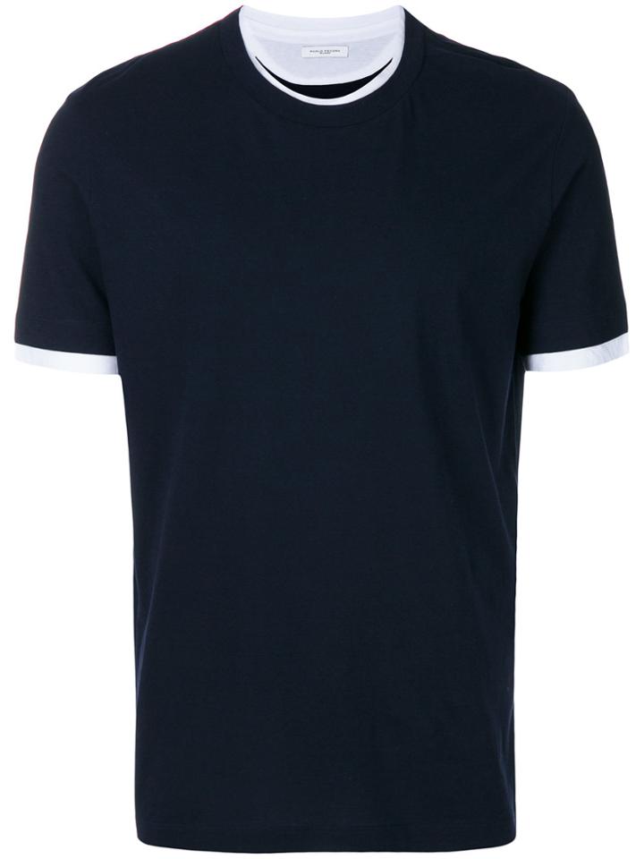Paolo Pecora Casual Style T-shirt - Blue