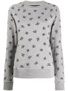 Marc Jacobs Logo Branded Sweatshirt - Grey